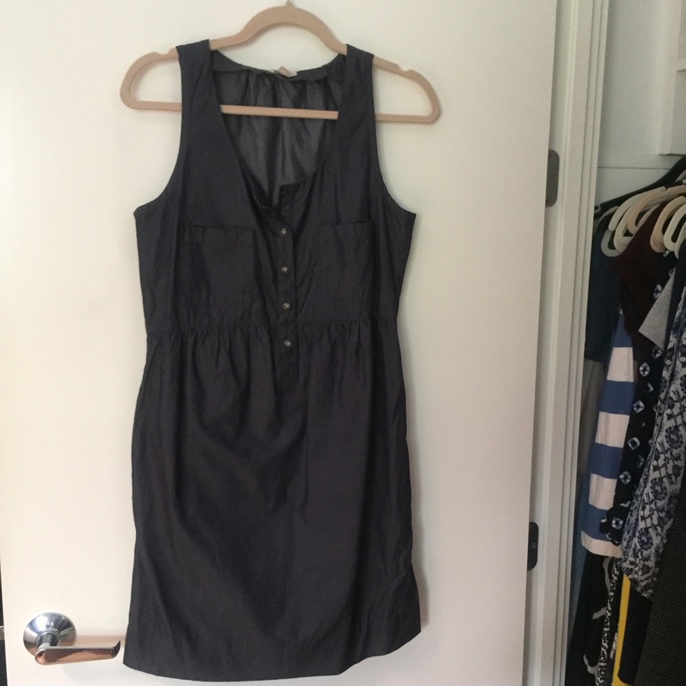 J.Crew Chambray Jumper Style Dress, size 4